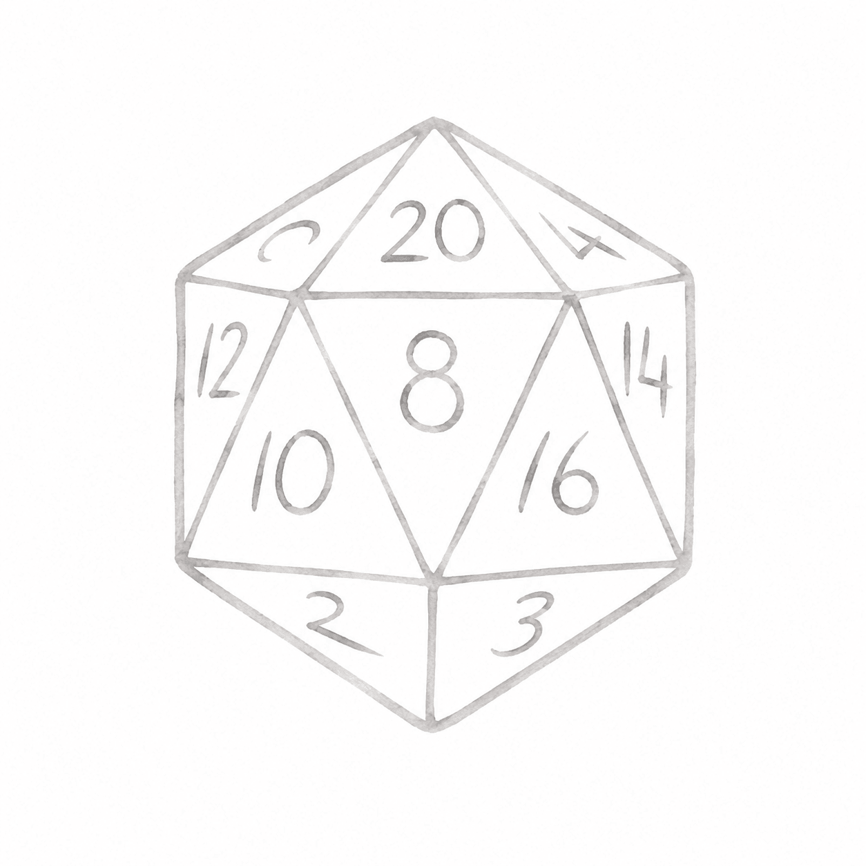 D20 骰子